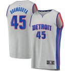 Camiseta Sekou Doumbouya 45 Detroit Pistons Statement Edition Gris Hombre